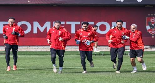 عودة تدريجية لمصطفى شوبير إلى مران الأهلي الجماعي